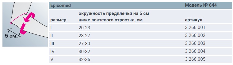 Бандаж локтевой Medi elbow support
